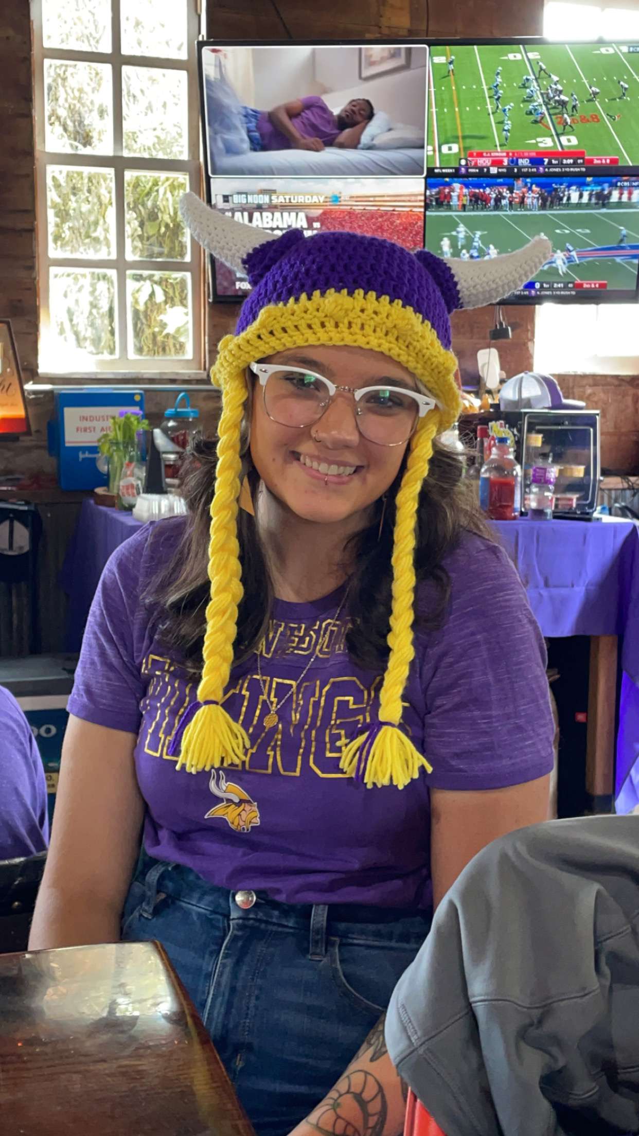 PDF Download Pattern Crochet Viking Hat Pattern With Horn and Braids