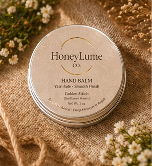 Knitter's Hand Balm | Beeswax Yarn Safe Moisturizer for Dry Hands