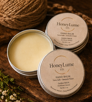 Knitter's Hand Balm | Beeswax Yarn Safe Moisturizer for Dry Hands