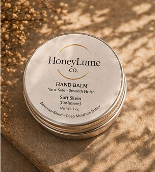 Knitter's Hand Balm | Beeswax Yarn Safe Moisturizer for Dry Hands